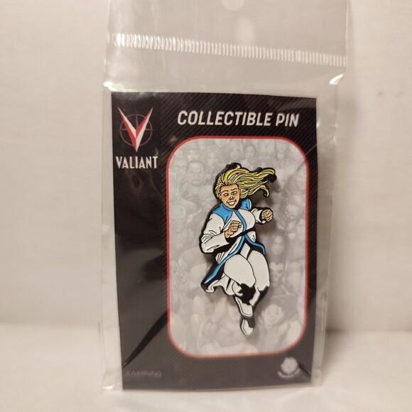 Valiant Comics Faith Herbert Enamel Pin Official Collectible Badge - Picture 1 of 1